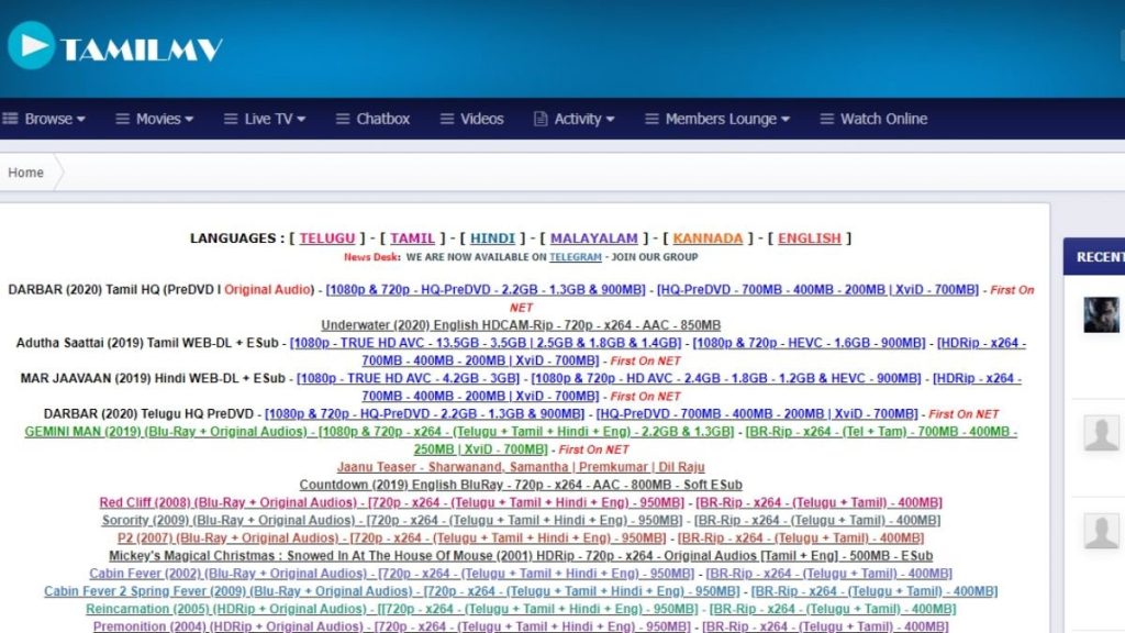 Tamilmv Torrent Tamilmv Com nn pw : Best Movie Downloading website